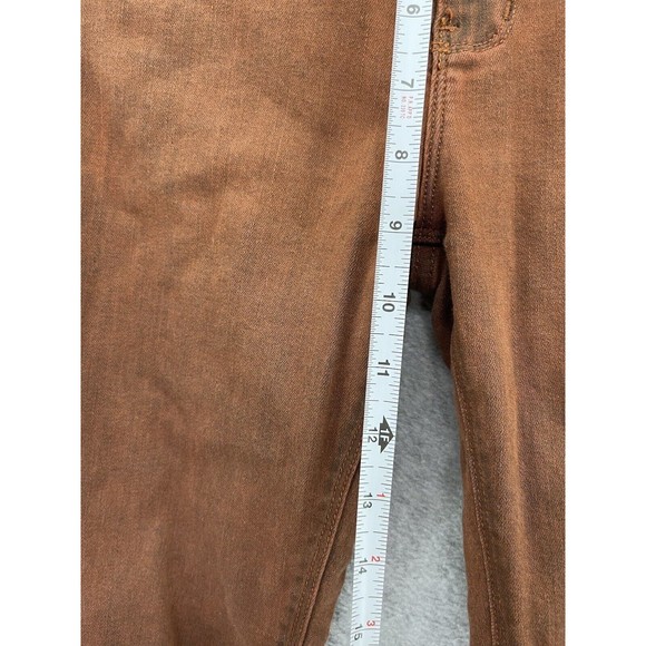 JustBlack Women's Pants Distressed Brown Size 27 Skinny Cotton Blend USA Made - Picture 9 of 14